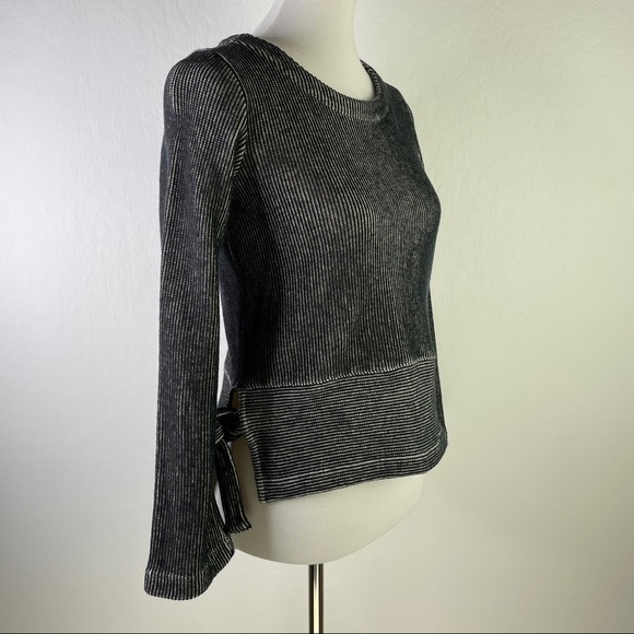 Madewell French Rib Side-Tie Knit Top - Picture 2 of 7